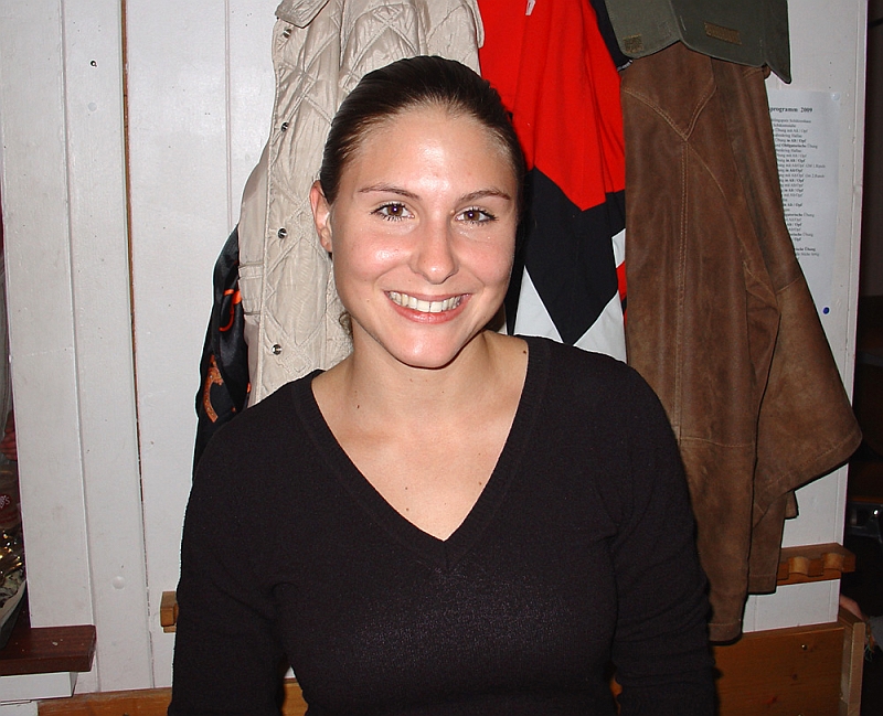 es09_04.jpg - Die Siegerin des Endschiessens (Damen): Daniela Busenhart